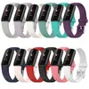 Byte Watchband Armband Armband Ström Vattentät Armband Sport Kvinnor Mjuka Silikonband för Fitbit Luxe Smart Watch Band