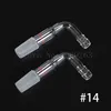 Lab Supplies 2pcs/lot #14#19#24#29 Standard Plug Bend Nozzles Laboratory Glass Connecting Pipe Exhaust Tube Angle Of 90 Degrees