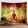 Yoga Zen Tapestry Indian Mandala Bohemian Hippie Cipos Psicodélicos Tapiz Feitiçaria 210609