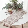 Mats Pads Bohemian Table Runner Hand-Woven Placemats Macrame Tapestry met Kwastels Bruiloft Woondecoratie