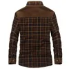 Merkoverhemd Mannen Winter Dikke Warm Shirts Wol Fleece Plaid Casual Lange Mouwen Shirt Mannelijke Militaire Flanel Hoge Kwaliteit Kleding 210518