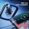 QC 3.0 Car Charger Quick Charging Adapter for Samsung S10 Huawei Tablet 2 Port Dual USB Fast Car Phone Chargers