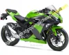 Kawasaki Fairing Ninja EX300 ZX300 Ninja300 EX 300 300R Yeşil Siyah Motosiklet Komple Fairings 2013 2014 2015 2016 (Enjeksiyon Kalıplama)