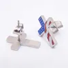 Dicarlun Drapeau Américain Boucles D'oreilles Usa En Acier Inoxydable Croix Boucles D'oreilles Petite Boucle D'oreille Patriotique Chrétien Bijoux Religieux Q0709