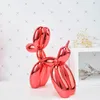 Resina animal arte escultura balões de resina artesanato balões de resina estátua do cão brilhante simulação cães acessórios de decoração para casa mo8404113