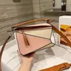 Мода 2022 Luxurys Дизайнеры Сумки Сумка на плечо Подушка Геометрия Crossbody Сцепление Кожаные Классические Сумки Женщины Messenger Totes Винтаж Сумочка Печатный кошелек