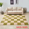 10pcs / lot couture tapis chambre boutique complète ménage carré puzzle tapis de sol en peluche surface EVA mousse tapis de sol tatami mat F8142 210420