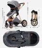 2021 New Baby Stroller 3 in 1 High Landscape Stroller Reclining Baby Carriage Foldable Stroller Baby Bassinet Puchair Newborn