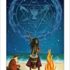 Sun and Moon Tarot بطاقات سطح السفينة 78 قطع لعبة حزب الجدول مجلس الأوردة تخبر نبوءة أوراكل الألعاب الفردية