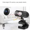 Full HD 1080P Webcam ordinateur PC caméra Web avec Microphone caméras rotatives diffusion en direct vidéo appel conférence travail