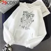 Obiecany bluzy Neverland Męski graficzny Anime Streetwear Harajuku Mężczyźni Odzież Grunge Y0809