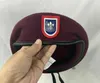 Berets Us Army 82nd Airborne Division Beret Special Forces Group Purplish Red Wool Military Hat Store