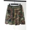 Camouflage Vintage Cargo Shorts Mens Three-Dimensional Tailoring Pocket Army Hip Hop Streetwear All-Match Casual 210713