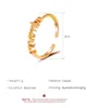 Wholesale Twelve Constellations Letter Band Rings Charm Open Rings for Women Party Finger Rings Jewelry Lovely Girls Gold Midi Ring