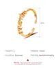 Atacado Doze Constelações Carta Banda Anéis Charme Aberto Aberto para Mulheres Party Rings Anéis Jóias Adorável Meninas Gold Midi Ring