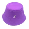 Kangaroo Flattop Fisherman Hat Visor Basin hoed mode wilde katoenen stof emmer hoed supervuur ​​mannen en vrouwen flattop stoffenhat q3954832