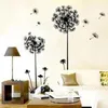 Wall Stickers Black Dandelion Living Room Bedroom Sofa Home Decor TV Background