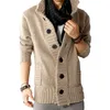 shawl collar cardigan men