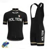 Raudax Men Black Cycling Jersey Zestaw krótkie rękawy Suit Szybkość Szybkie letnia sportowa odzież sportowa Hombre Racing Sets3169288