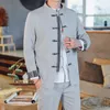 Мужские костюмы Blazers плюс размер мужчина формальный пиджак 2022 Дизайн кнопка Slim Fit Button Tunic Stes