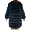 Riktig päls äkta päls känga kvinnor naturliga riktiga päls jackor väst vinter ytterkläder kvinnor kläder 210917