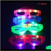 Andere festliche Lieferungen Hausgarten Drop-Lieferung 2021 Kinder blinkende LED-Blind-Shutter-Brille Party leuchten blinkende Mult3950310