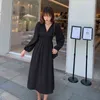 S-XL Plus Size Summer Womens Dress Boho Chiffon Feminino Partido Vintage Oversize Manga Longa Mulheres es Robe Vestido 210423