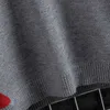Suéter nuevo para hombre, Otoño Invierno 2021, prendas de punto, suéteres cálidos para hombre, moda a rayas, informal, cuello redondo, falso, dos piezas, Pull Homme Y0907