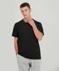 T-shirt LU-09 Sports masculins à manches courtes de yoga à manches courtes à manches courtes rapides de séchage rapide Fitness Top Casual High Elastic Brepwable Color Couleur Shirt Gym Clothes Designer Fashion C50