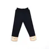 Trousers Cotton Padded 3 Layers Thermal Girls Leggings Toddler Fleece Winter Tights Children's Skinny Pants Kids Clothes
