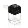Newcar perfume frasco vazio com clipe colorido carro frasco de perfume para saída de ar do condicionador de ar móvel EWA5493