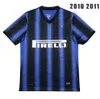 09 10 11 12 Milito J.Zanetti inter Retro fotbollströjor 97 98 99 Djorkaeff Sneijder Milano Classic MAGLIA 2002 2003 Vintage fotbollströjor