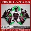 Kropp för Honda CBR-600 CBR 600 CBR600 F3 FS CC 600F3 97 98 95 96 64NO.282 600FS CBR600F3 600CC 1995-1998 Bodywork Camel Red CBR600FS 1997 1998 1995 1996 OEM Fairings