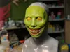 Halloween Horror Mask Pure White Eyeball Devil Mask Vuxen Cosplay Kostymtillbehör Halloween Party Terror HeadGear Scary Mask Q0806