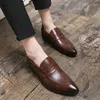 Jurk schoenen moccasins voor mannen lederen casual zomer zapatos cuero hombre lather italiaanse mannelijke schoen zwarte lether