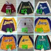 Basketball shorts Men S3xl JUST DON Edition Retro Mesh Team name Stitched Pocket Stitch City Teams Names Year Id Tags 014878689