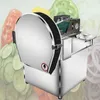 wholesale Food Processing Equipment Electric Food Vegetable Cutting Machine Cutter Slicer Cabbage Chilli Leek Scallion Celery 0.24KW CHD-20