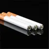 Курительные трубки в форме сигареты Керамическая трубка для сигарет Желтый цвет фильтра 100 шт. Коробка 78 мм 55 мм One Hitter Bat Металлическая курительная трубка5630653