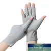 Frauen UV Kurze Fingerlose Anti Skid Dot Radfahren Sonnenschutz Handschuhe Sommer Dünne Baumwolle Atmungsaktive Touchscreen Fahren Fäustlinge J76 Fabrik preis Experten design Qualität