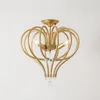 wrought iron ceiling lights