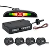 Telecamere per retromarcia per auto Sensori di parcheggio Sensore LED automatico Parktronic con 4 parti di visualizzazione del sistema di rilevamento del monitor radar di backup inverso