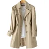 Women Trench Coat 2020 Spring Fashion Woman Classic Puff Sebod