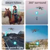 Drones met 4K ESC-camera voor volwassenen GPS-drone 3-assige Gimbal Dron Lange vliegtijd Follow Me-modus Cool Thing 5G Wifi FPV Elektrisch/RC-vliegtuig Borstelloze motor L106 Pro 3