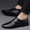 Adam İlk Katman Dana Moda Rahat Ayakkabılar Hombre Geniune Deri Business Loafer Moccasin Maskülio Eğlence Rahat Sürüş Ayakkabı