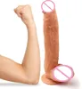 Sexy Toys 11.8 Inch Giant Flesh Dildo Penis Realistic Huge Dildos With Suction Cup Adult For Woman Masturbator Shop