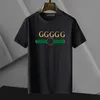 Camiseta masculina de luxo verão camisetas de grife de manga curta feminina sênior letra G algodão de alta qualidade tamanho M 3XL clássico 8 tipos de escolha