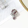 Convient aux bracelets Pandora 20pcs cristal rose coccinelle pendentif breloques perles breloques en argent perle pour les femmes bricolage collier européen bijoux