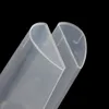 DHL 600ml em forma de copo de compartilhamento duplo transparente caneca descartável de plástico transparente com tampas de chá de leite xícaras de suco para o par do amante