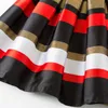 Baby Girls PrincProm Teenagers Striped DrGirls Party Dresses Formal Costume Kids Girl Clothes