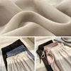 Spring Summer Women Wide Leg Pants High Waist Loose Casual Long Stacked Silk Women's Ice Ankle-Length Trousers 210925